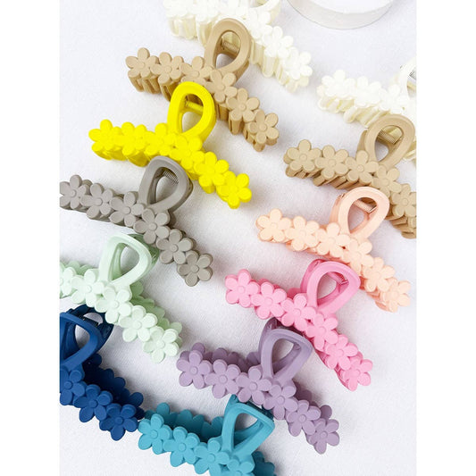 Flower Jumbo Hair Claw