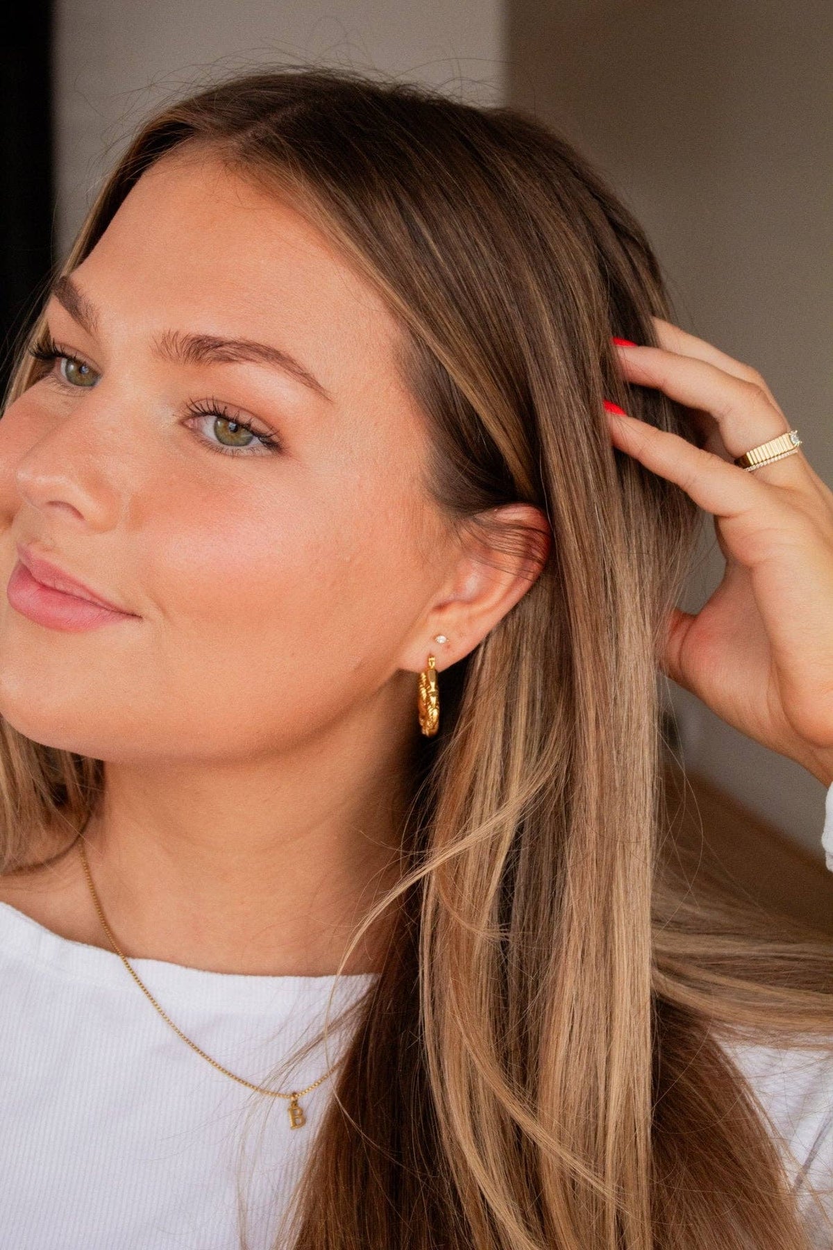 Twisted Hoop Earrings