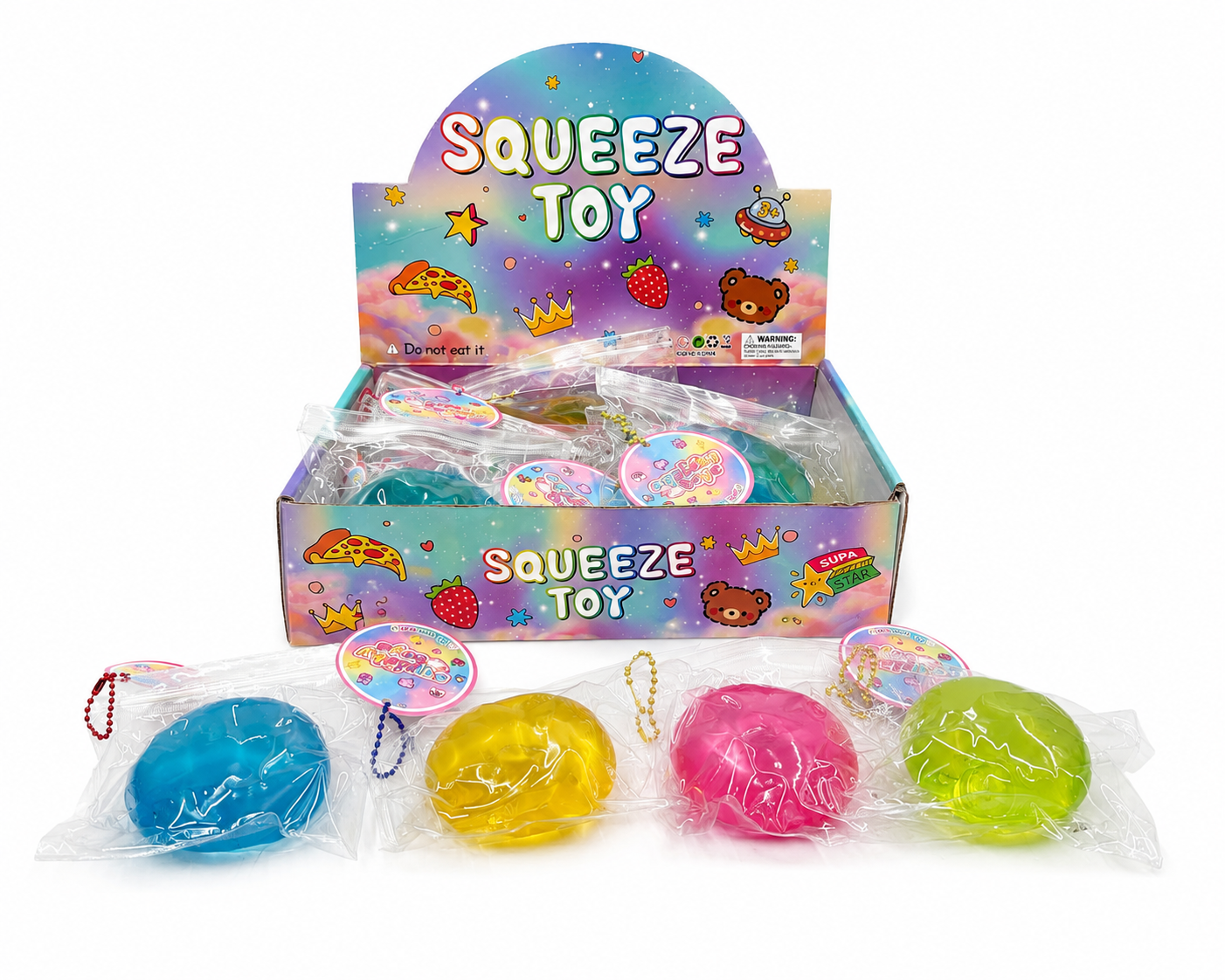 Colorful Coconut Oil Squeeze Ball