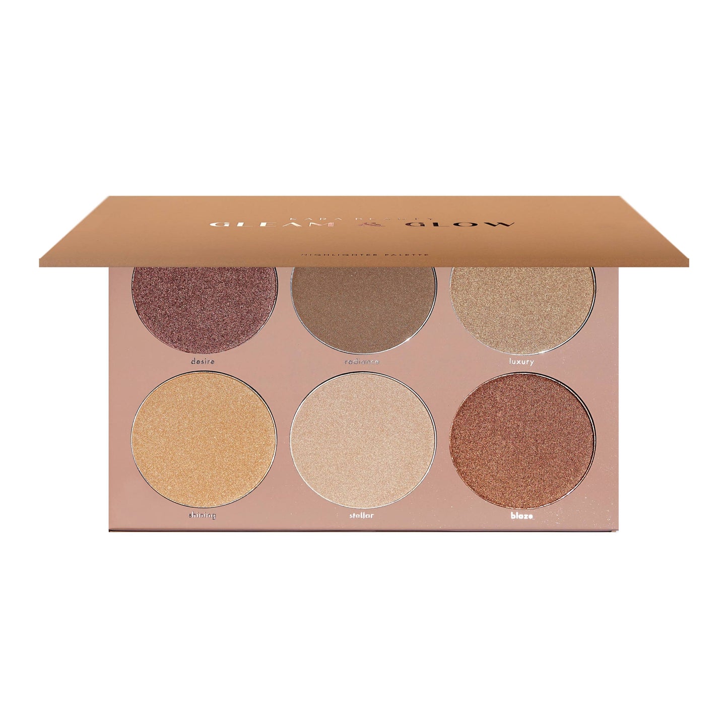 GLEAM & GLOW 6-Pan Highlighter Palette - VEGAN