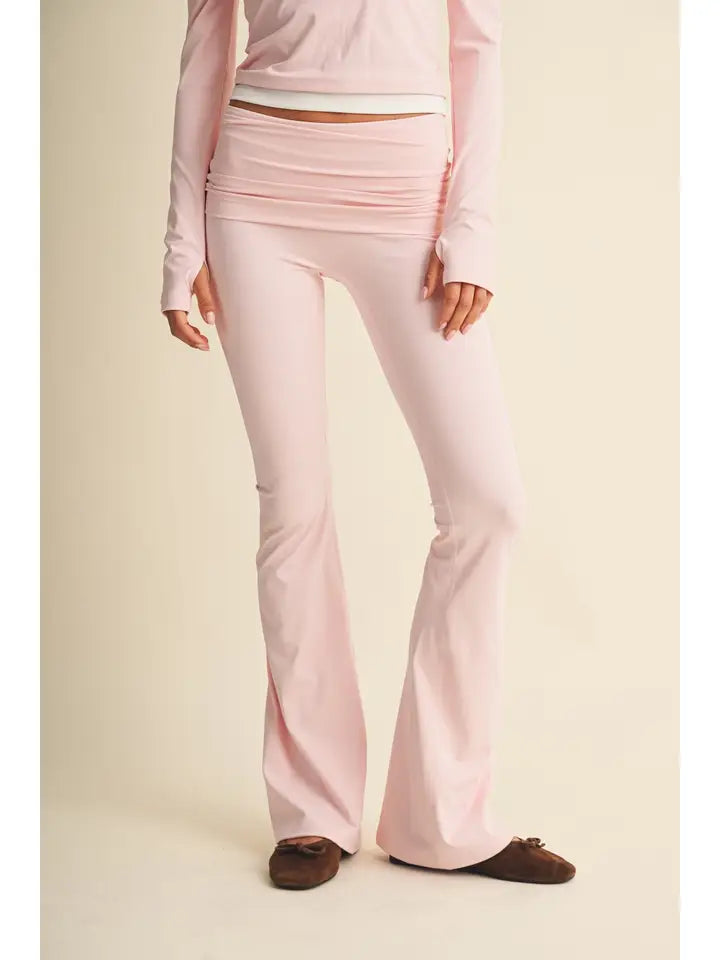 Active Foldover Flare Legging