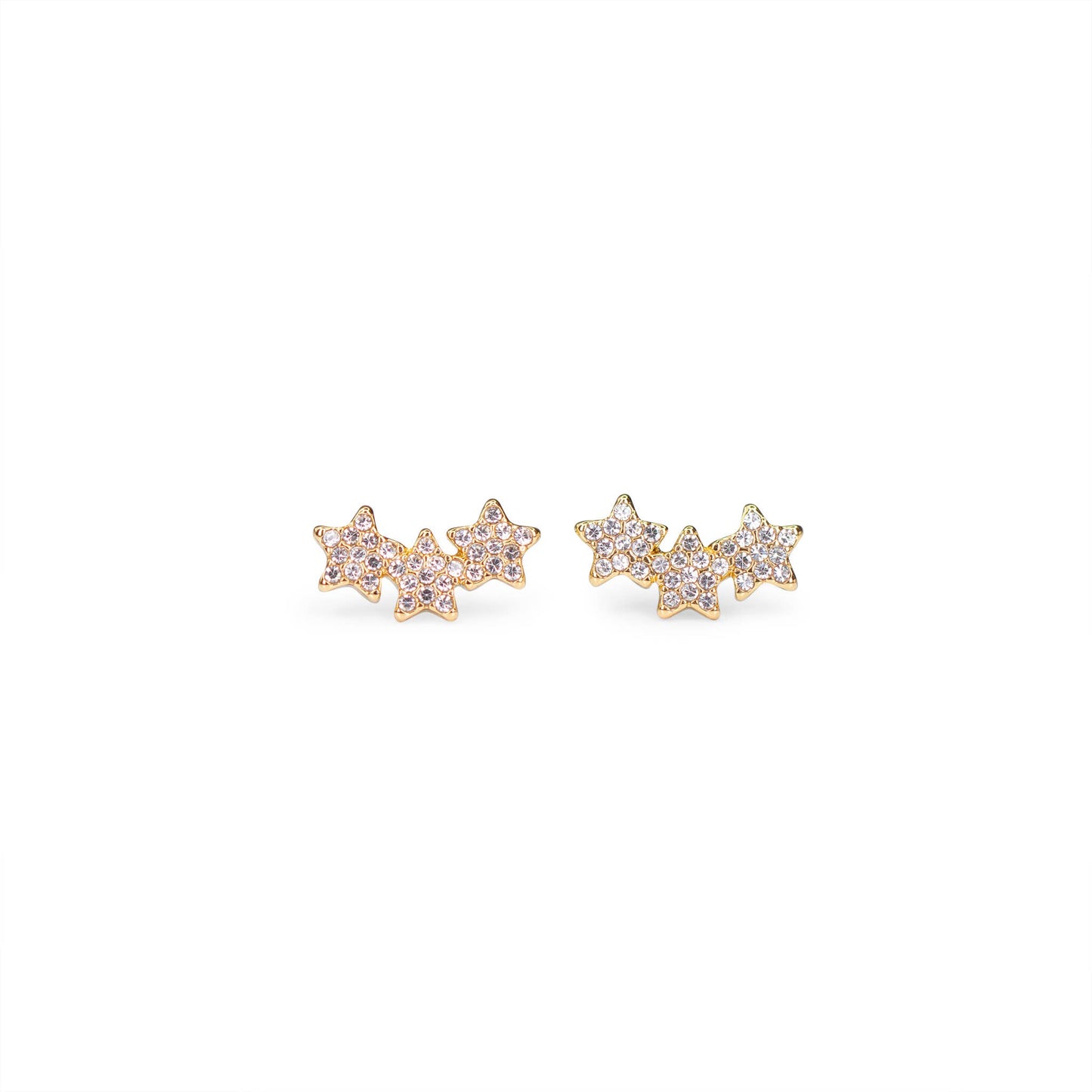 Pave Star Stud Earrings