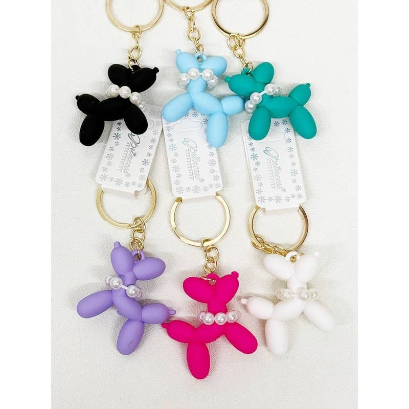 Colorful Puppy Theme Keychain