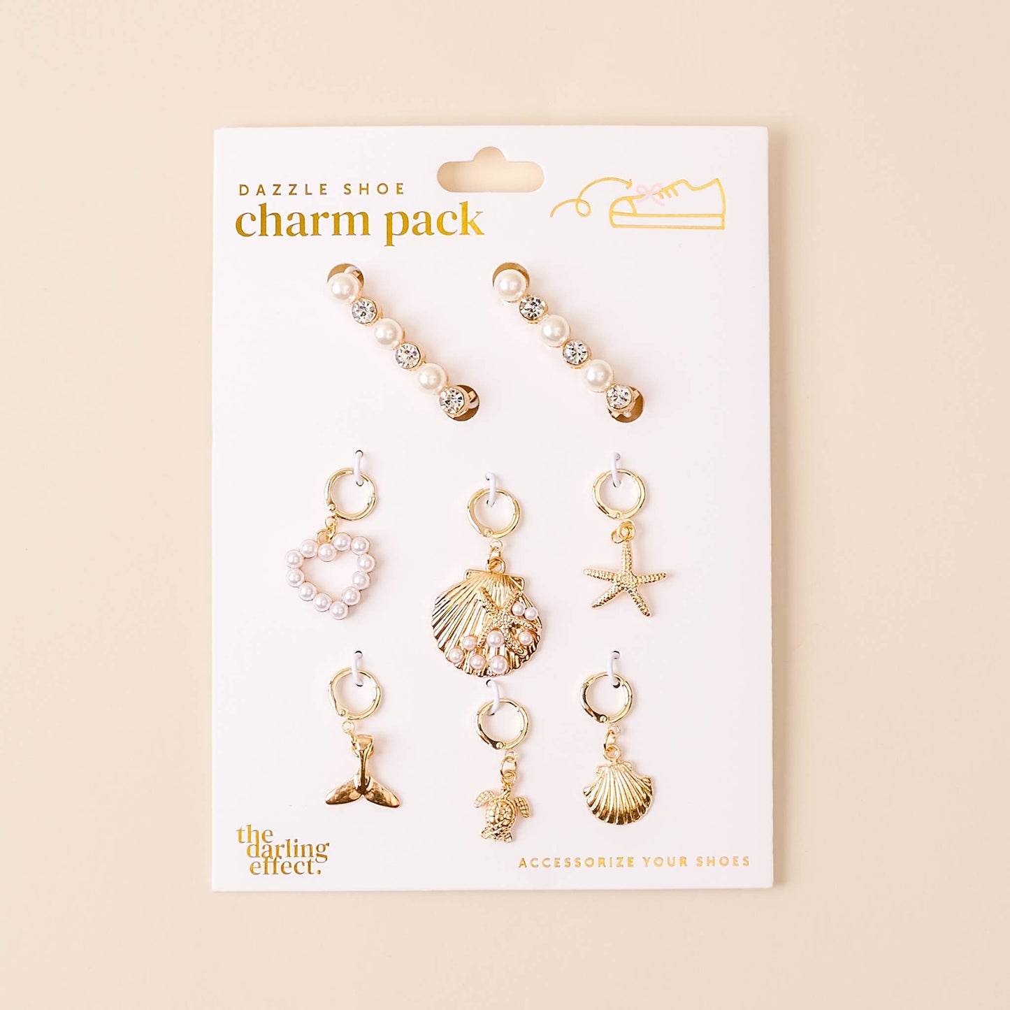 Dazzle Shoe Charm Pack-Ocean Breeze