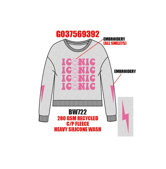 Iconic happy face Sweatshirt