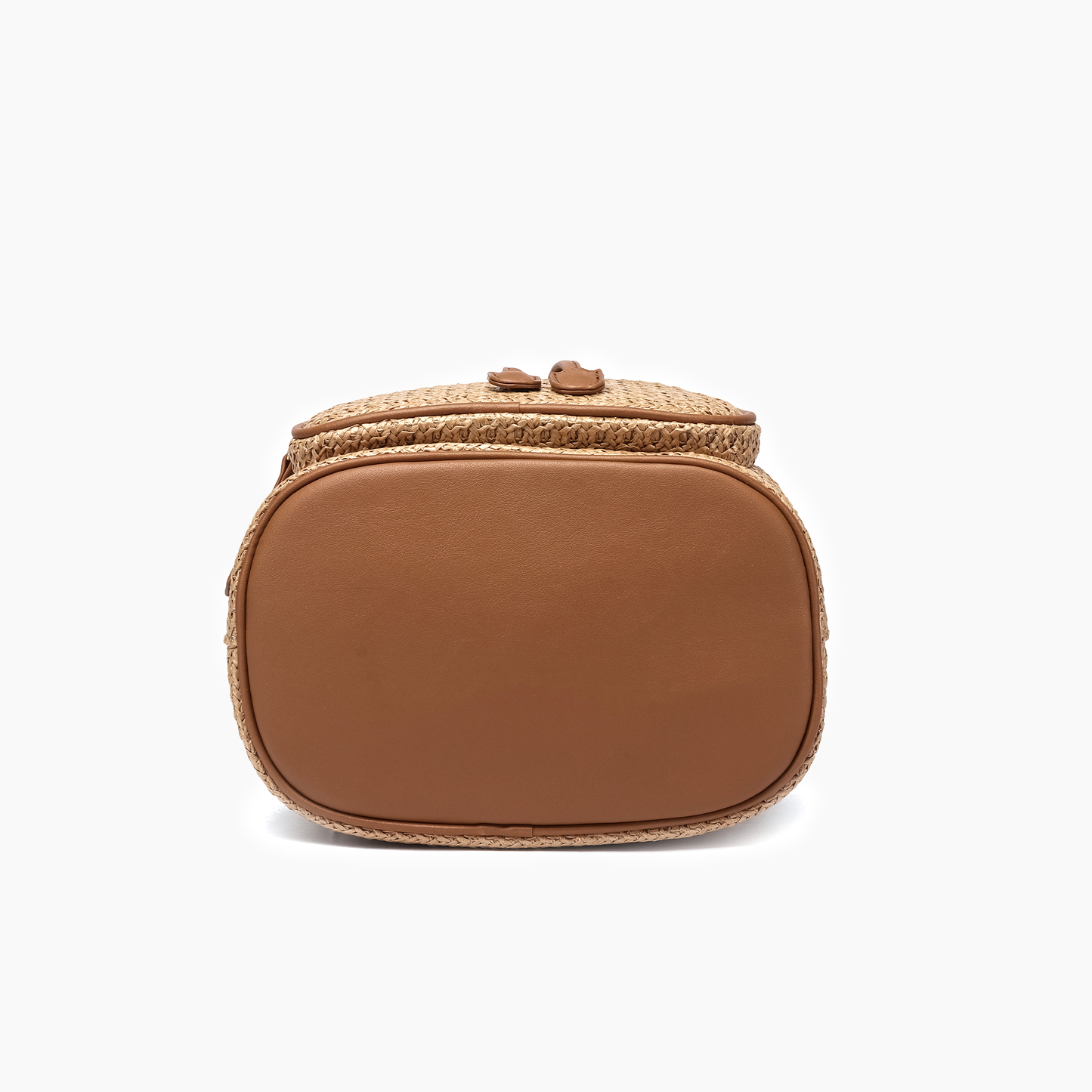 Harmony Straw Bucket Crossbody Bag