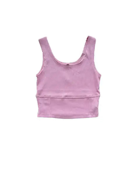 LO Ribbed Corset Tank Top