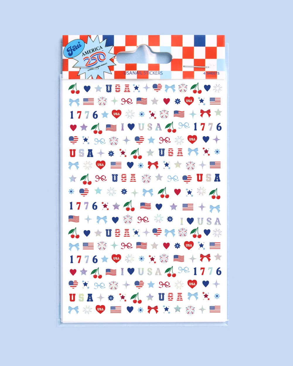 America 250 Nail Stickers