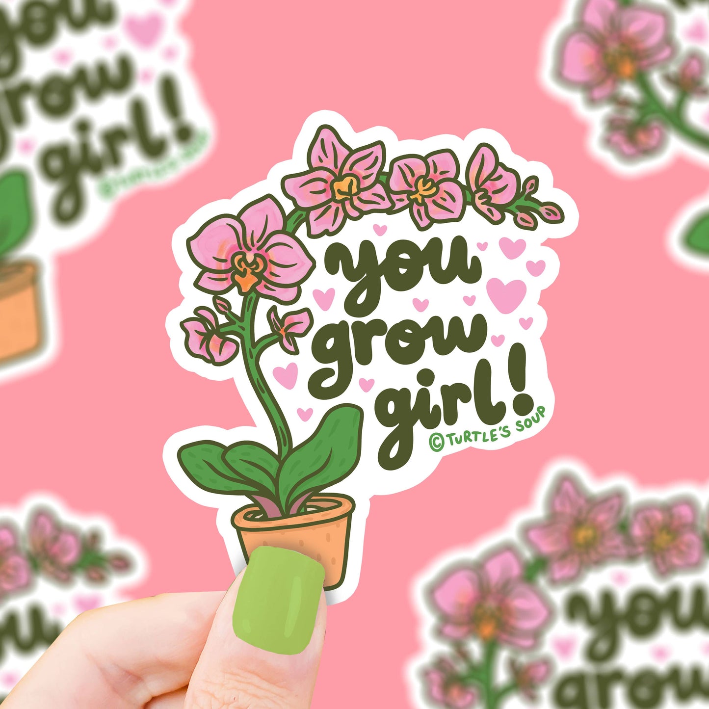 You Grow Girl Sticker