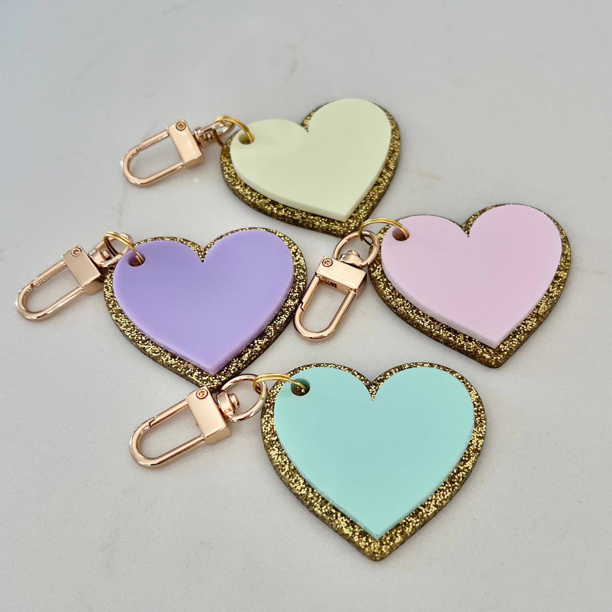 Heart Keychains