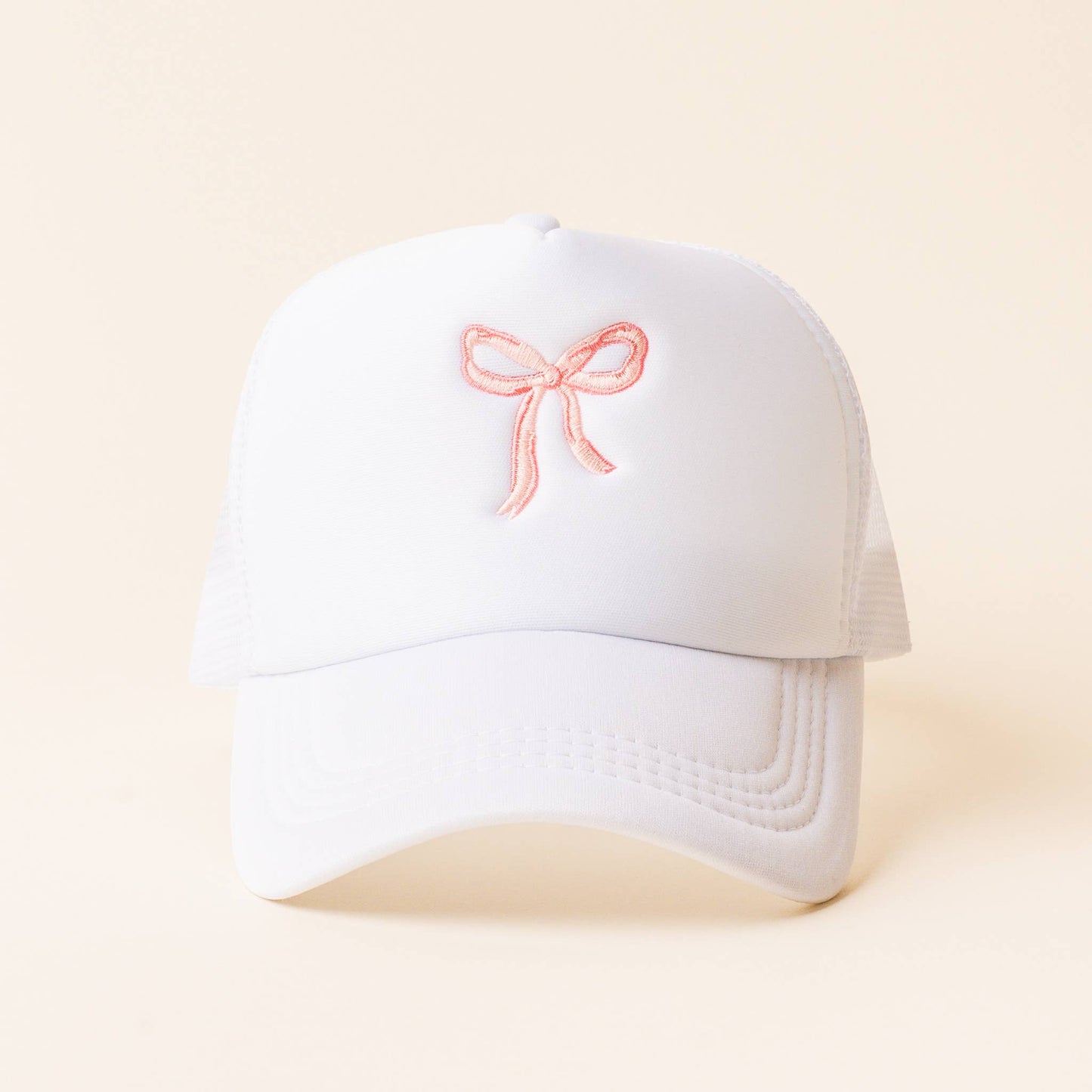 Trucker Hat-Bow Pink