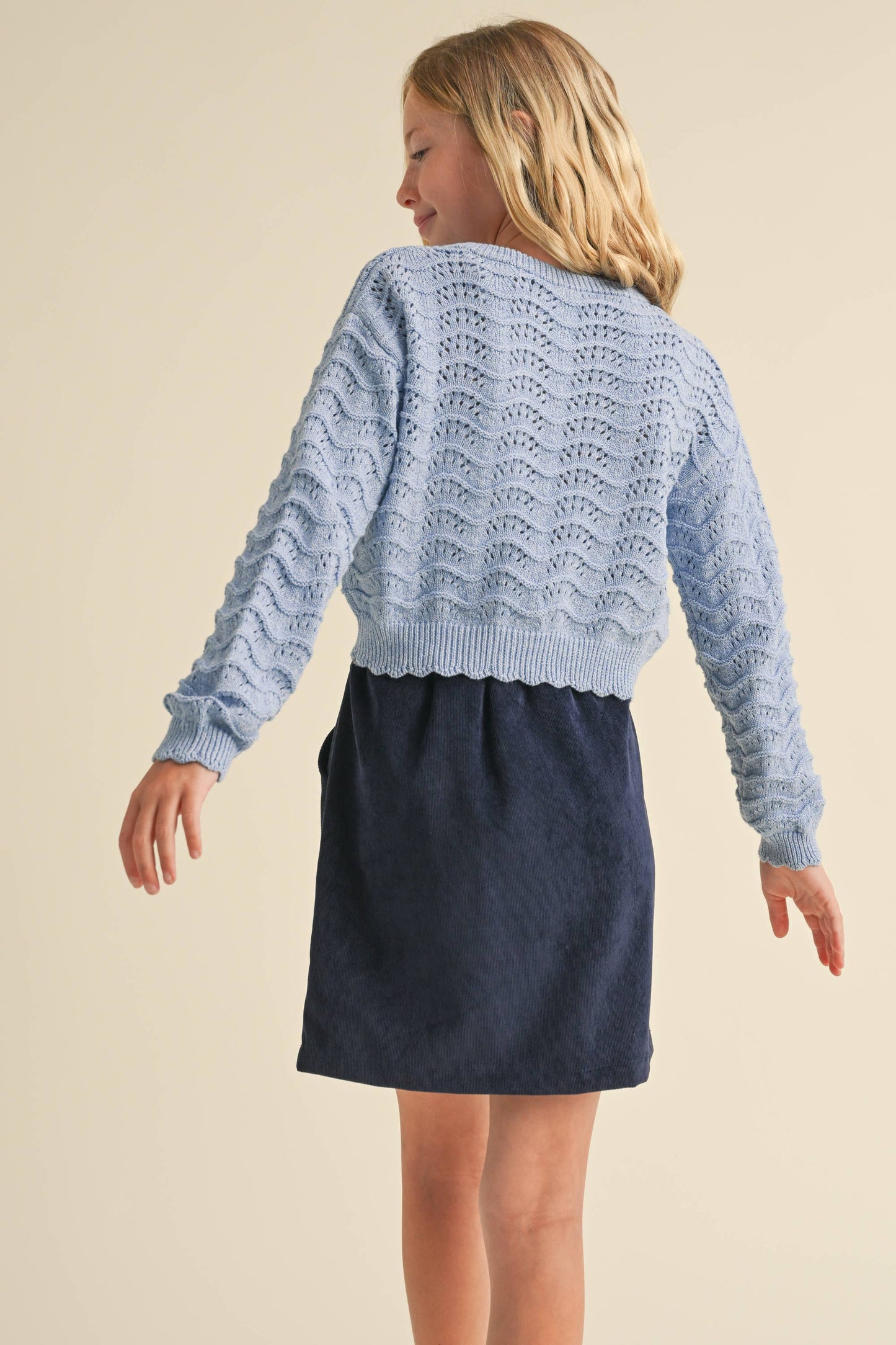 WAVY KNITWEAR PULL OVER