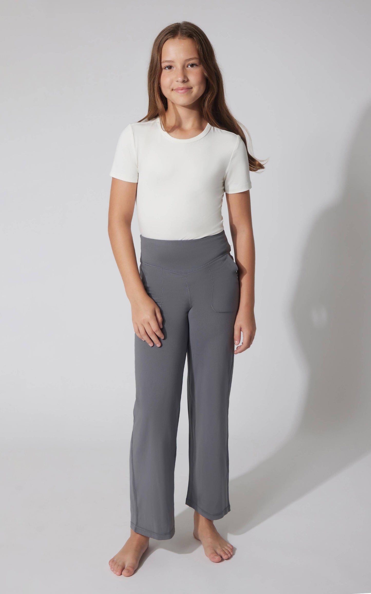Girls Nudetech Wide Leg Everyday Pant