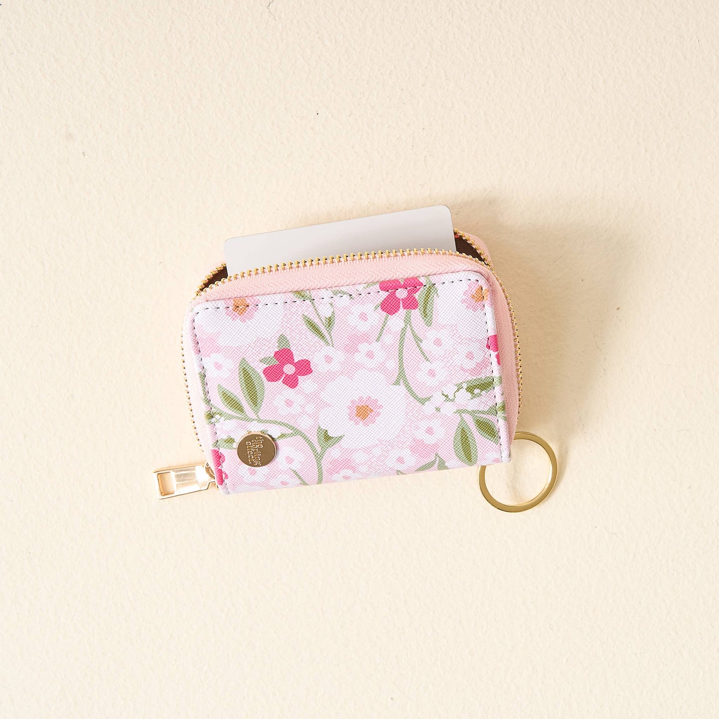 Zip Around Wallet-Floral Haven Pink