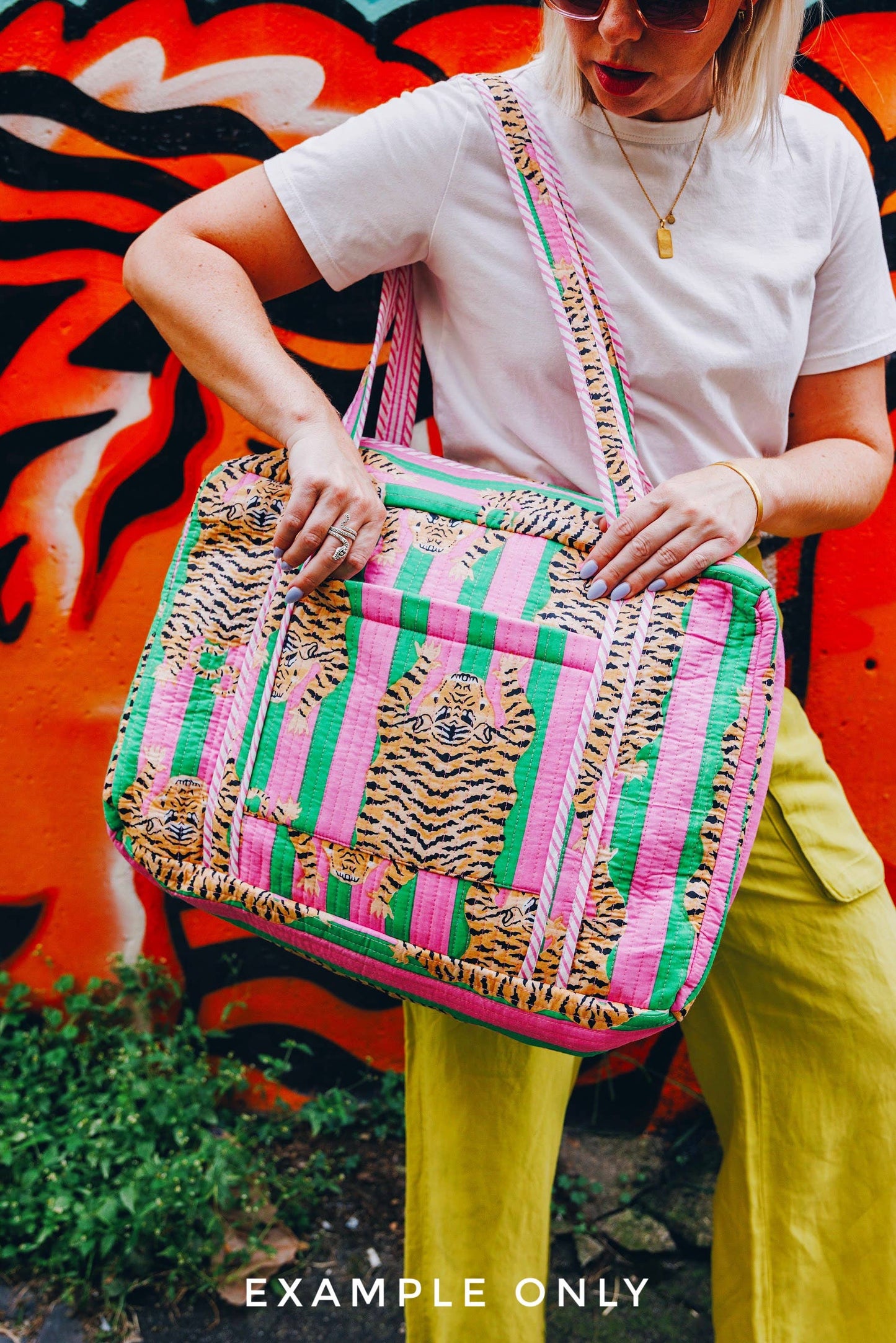 Quilted Duffle Bag - Southern Town