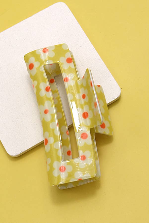 PREMIUM DAISY HAIR CLAW CLIPS
