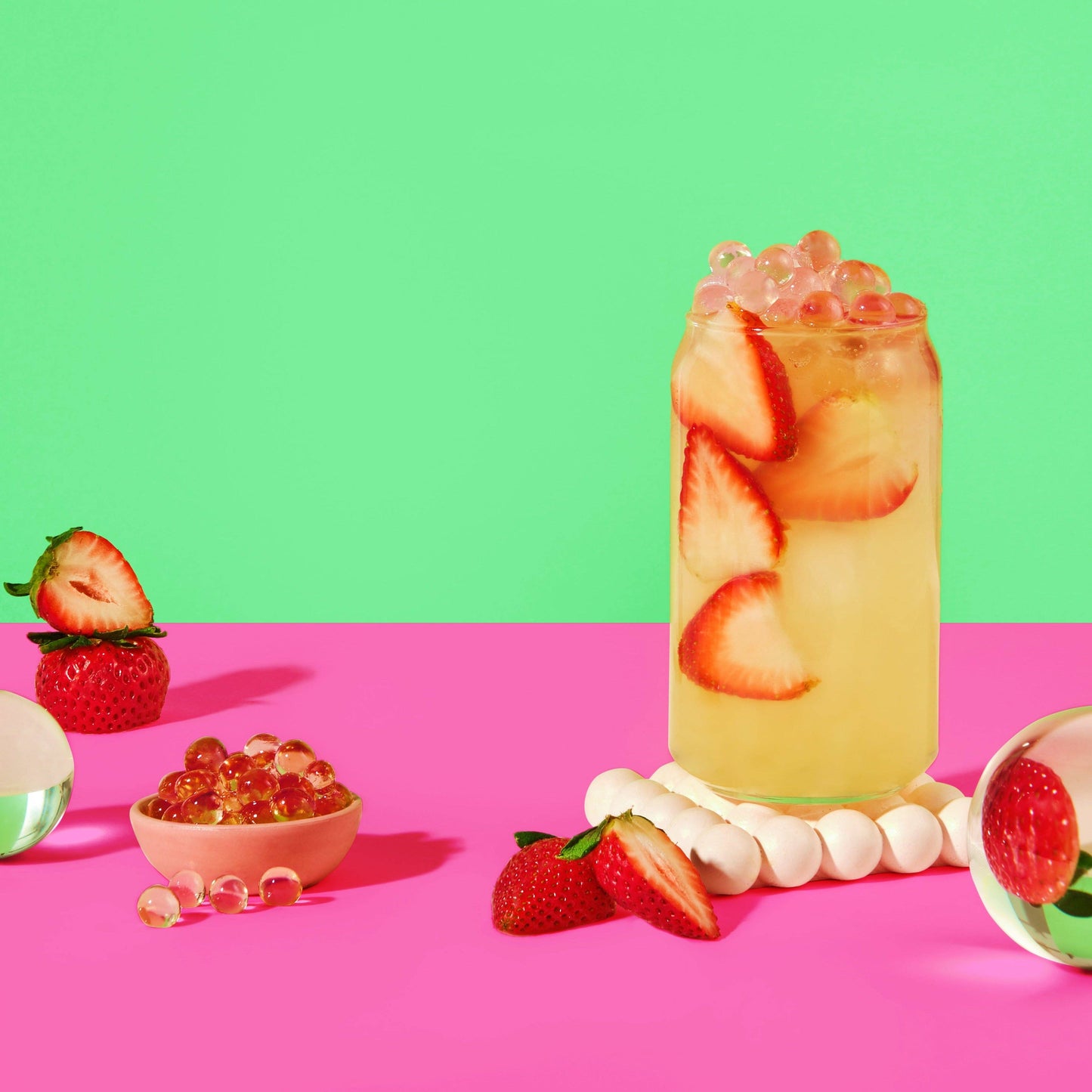 Strawberry Popping Boba