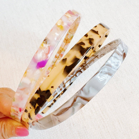 Classic Tortoise Slim And Sleek Headband