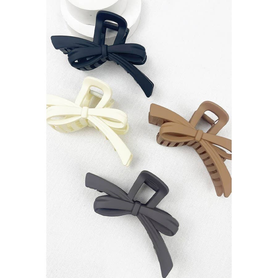 Knotted Bow Hair Clip Claw