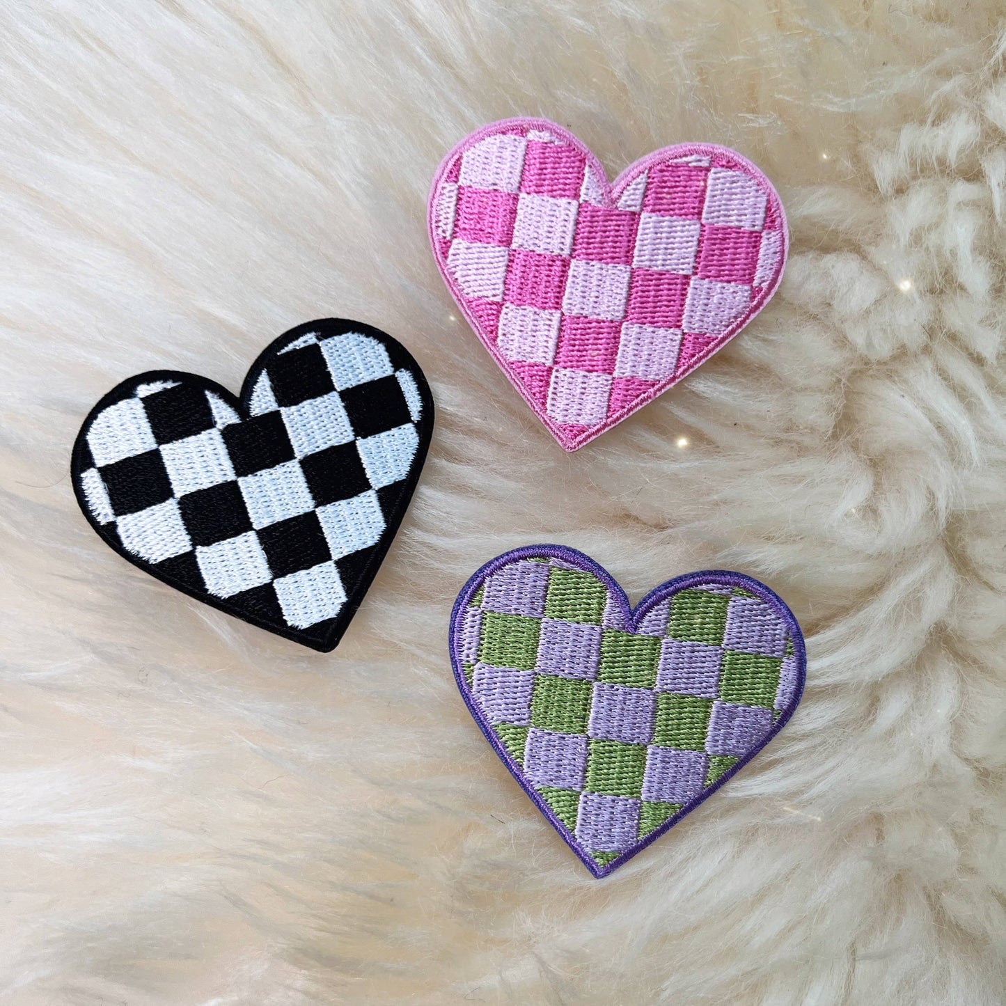 Checker Heart Patch