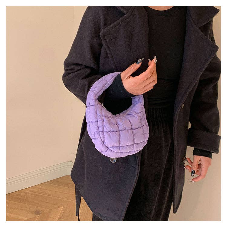 Solid Color Cloud Bag