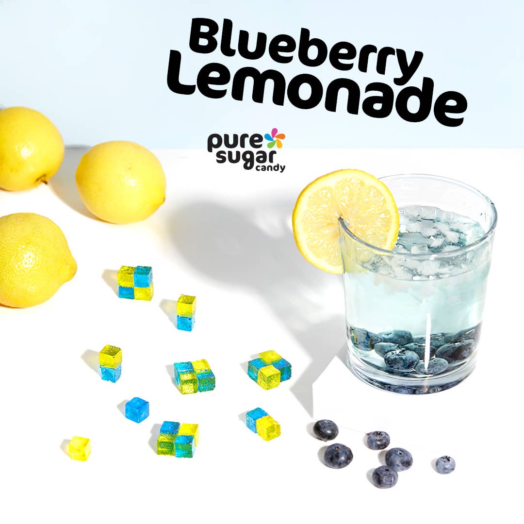 Blue Raspberry Lemonade - Hard Candy Cubes