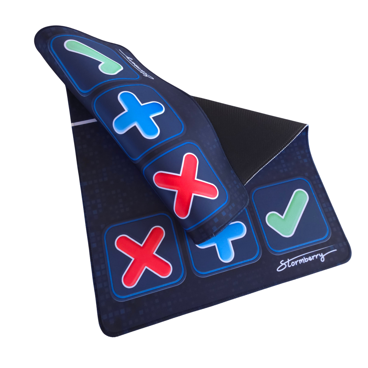 Blue Digital Pixel Squishy Trade Mat
