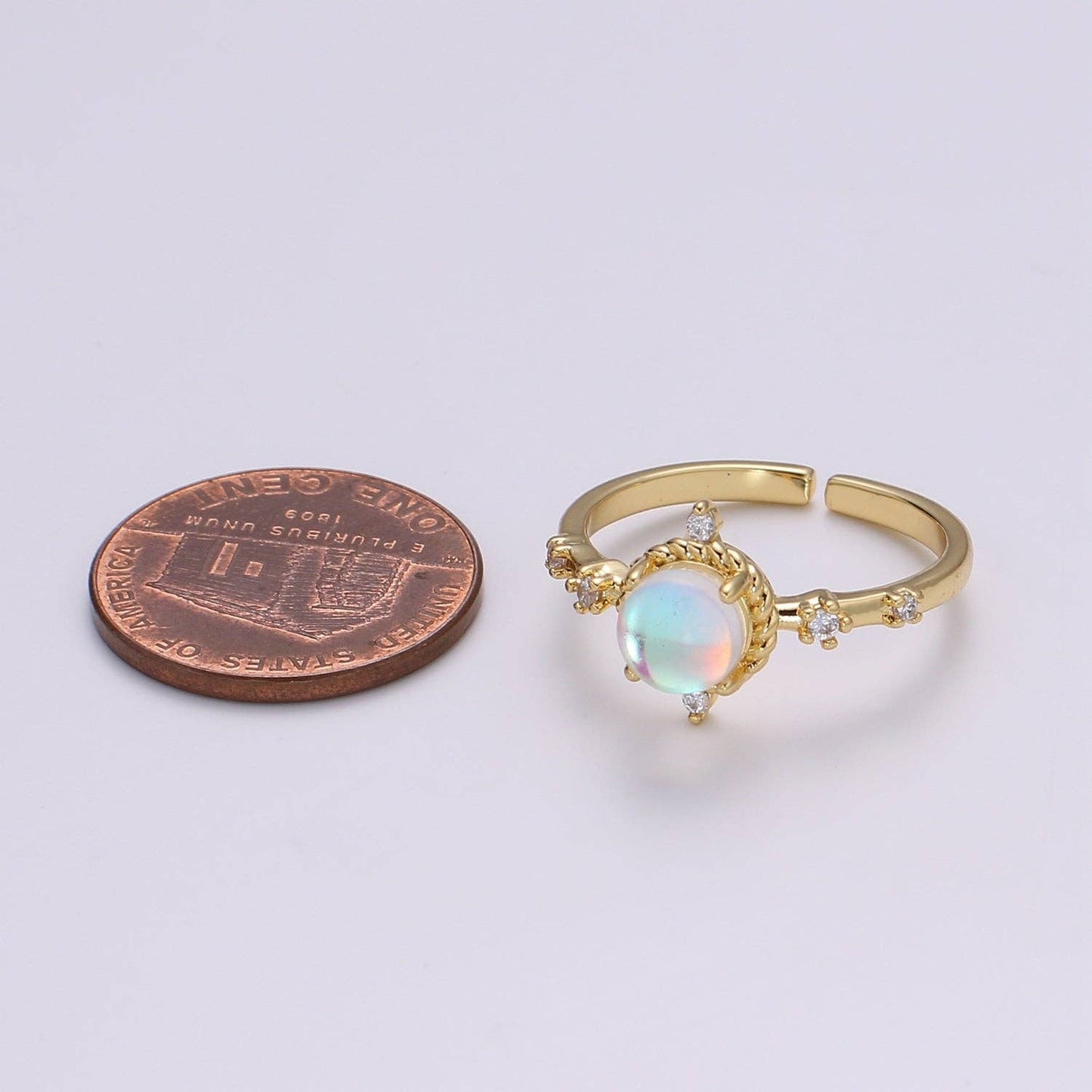 Dainty Monstone Celestial Ring