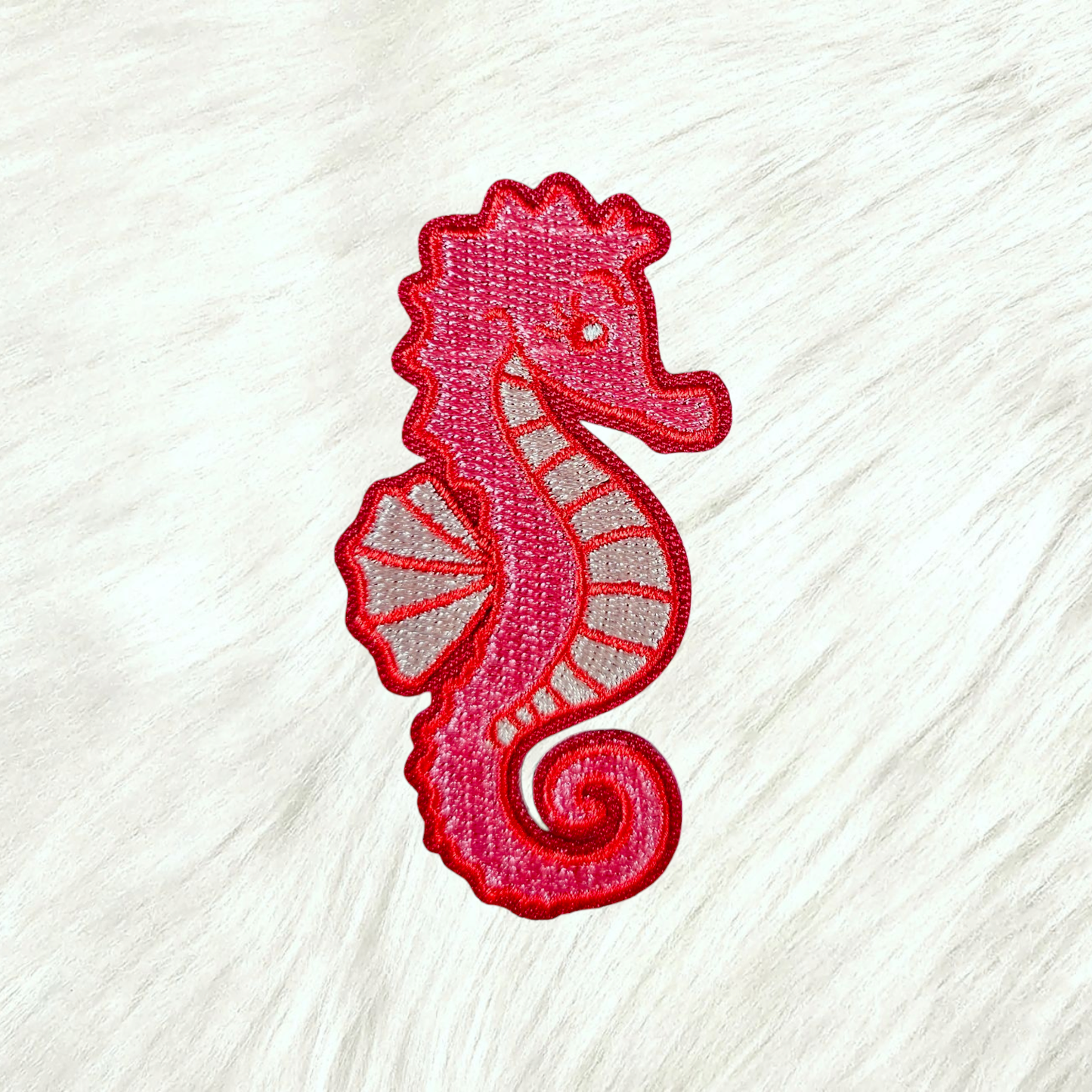 Pink Seahorse Patch