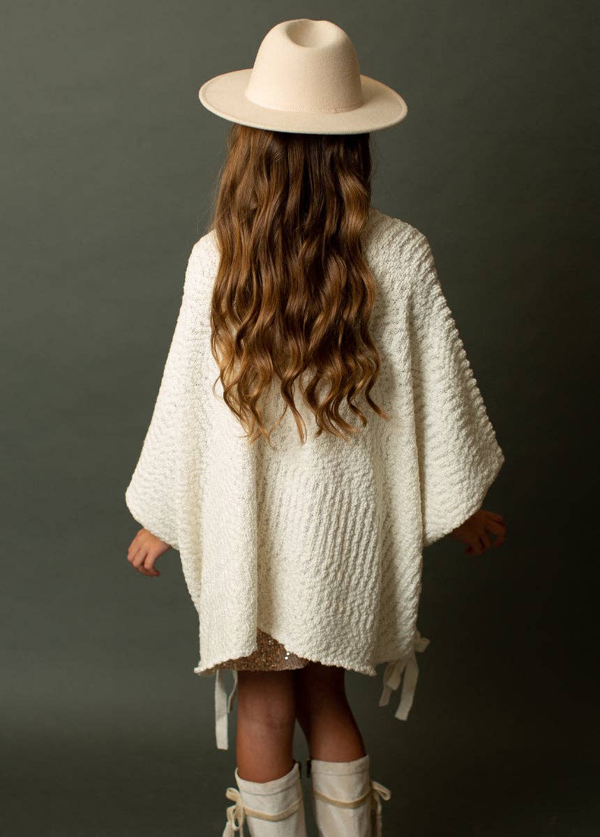 Kid's Antonietta Cardigan in Cream