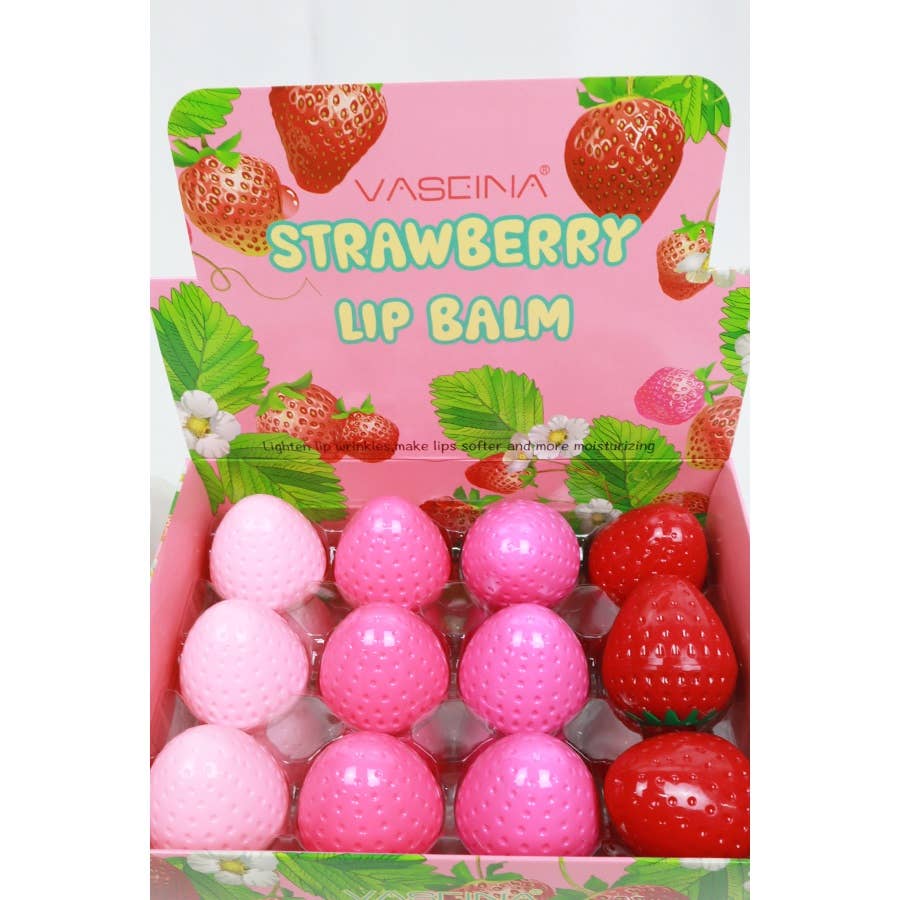 Strawberry Lip Balm Set