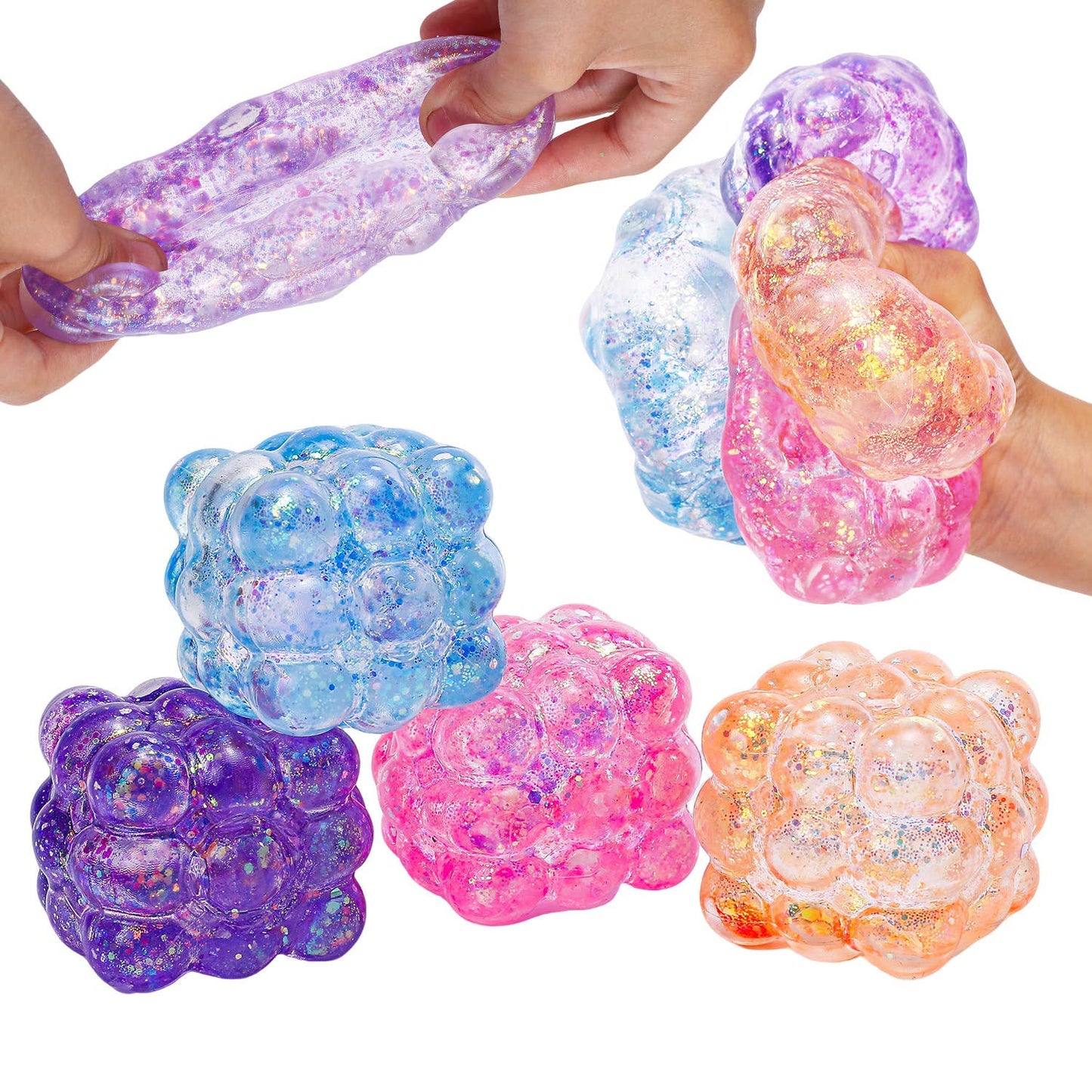 Glitter Squishy Cube