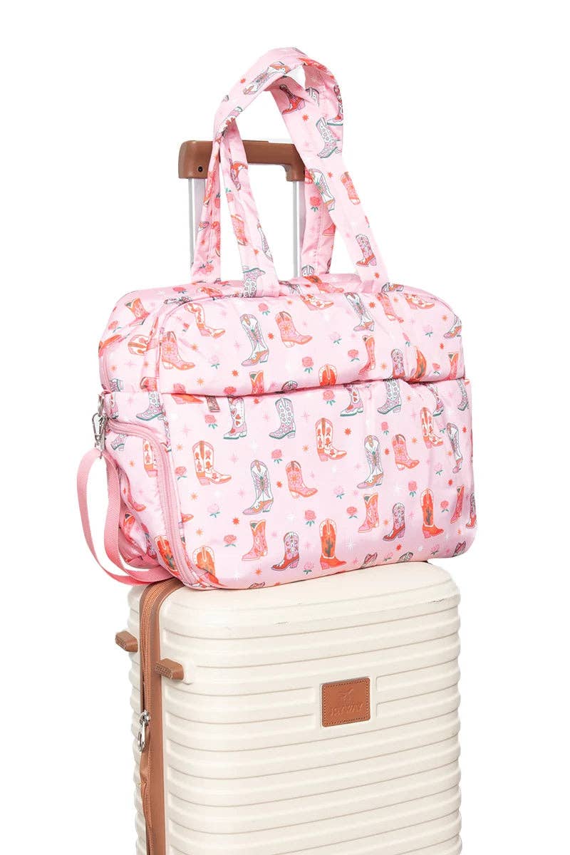 Boots & Roses Overnight Bag
