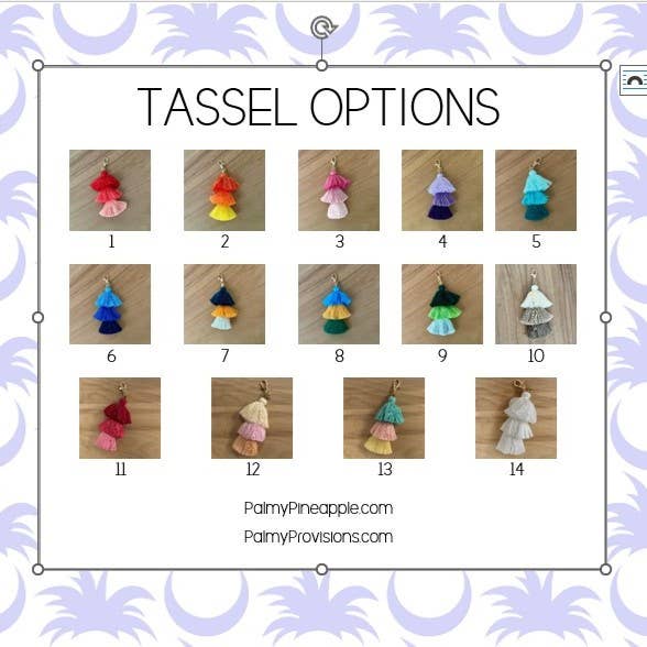 3 Tiered Large Ombre Tassel with Clasp