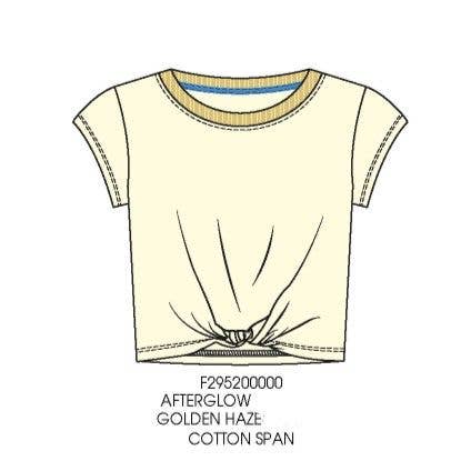 Front Knot Top Afterglow