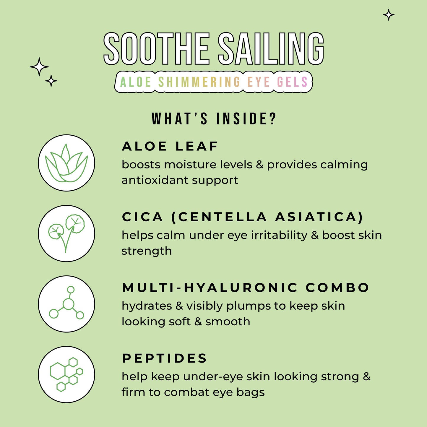 Soothe Sailing - Aloe Shimmering Eye Gels