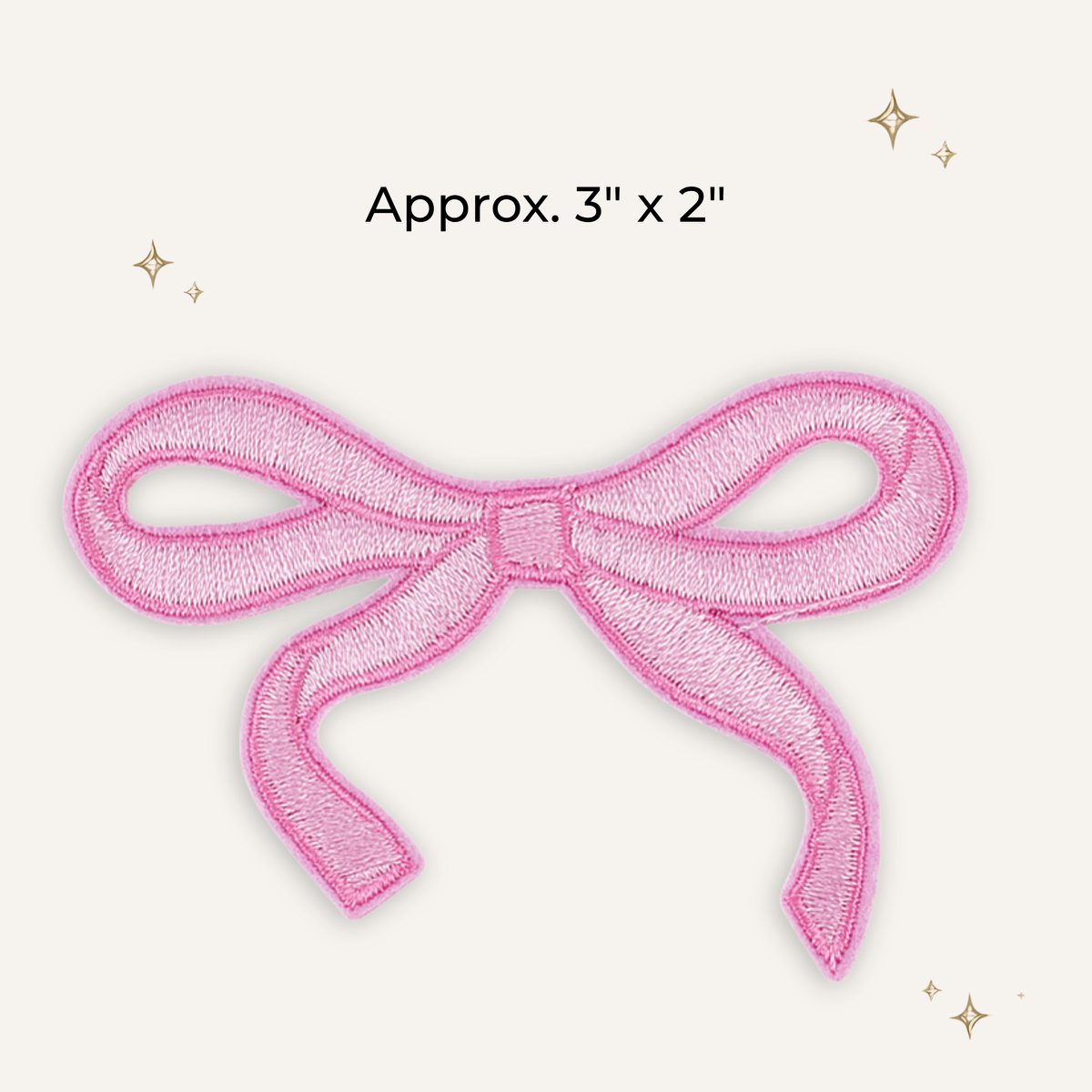 Coquette Bow Embroidered Patch