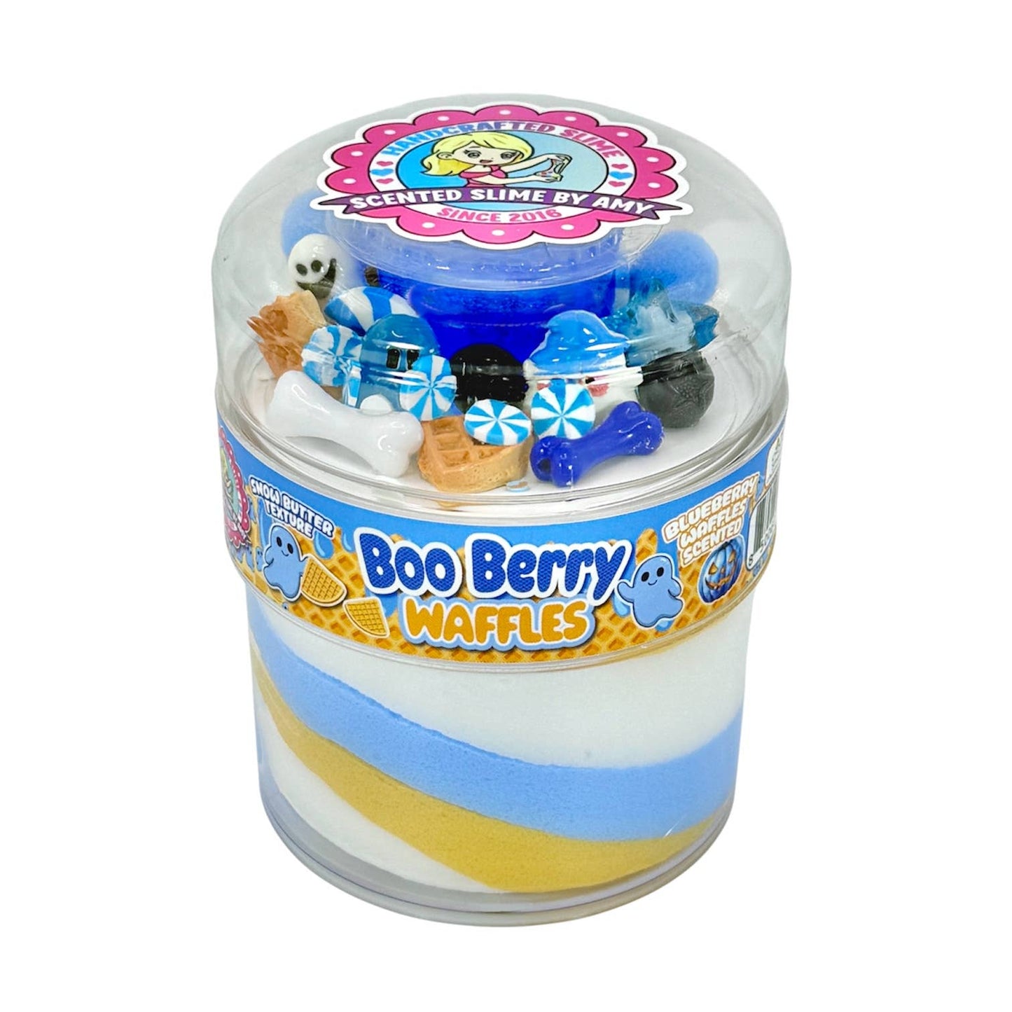 Boo-Berry Waffles Slime