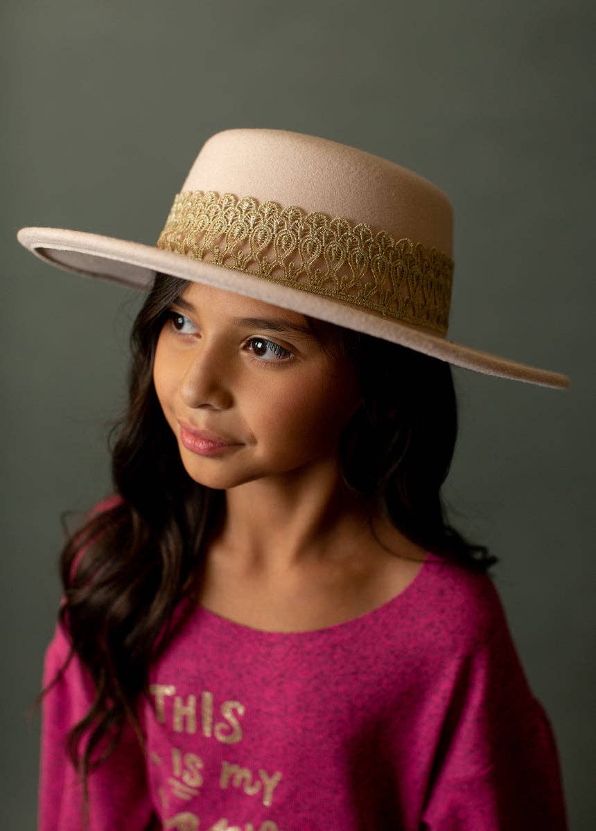 Kid's Hallie Hat in Shell