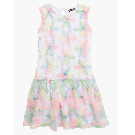 Soutache Drop Waist Dress