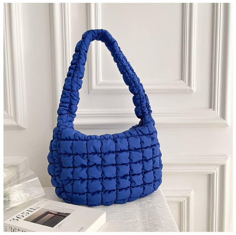 Puff pleated bubble bag