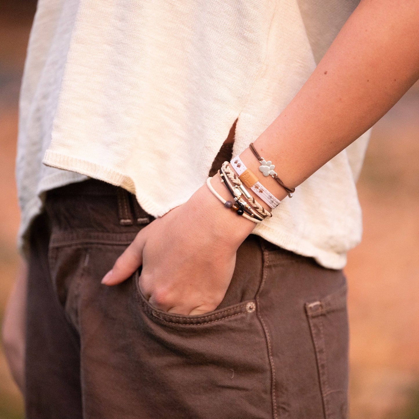 "Paws" Hair Tie Bracelet