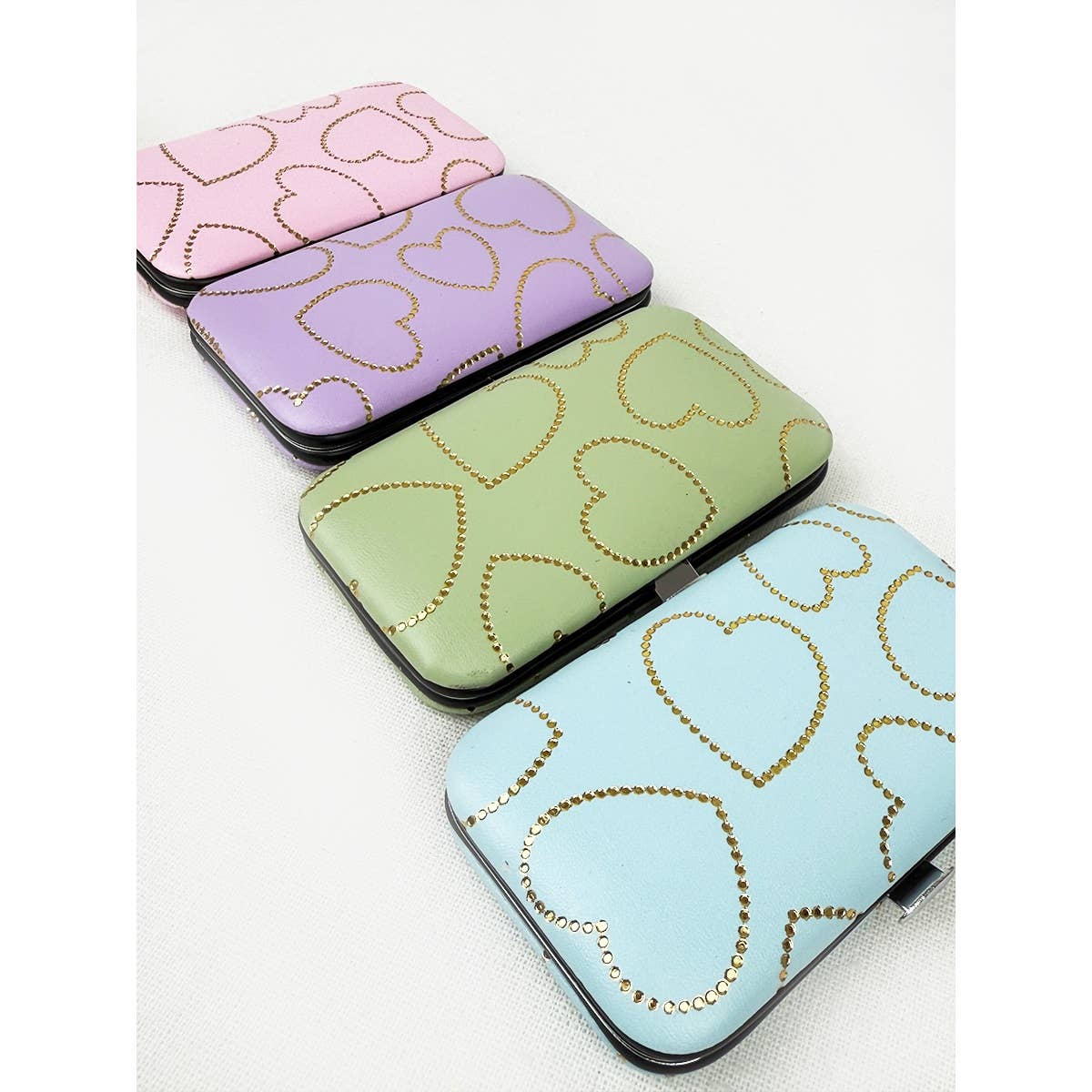 Heart Personal Mani and Pedi Kit care tools