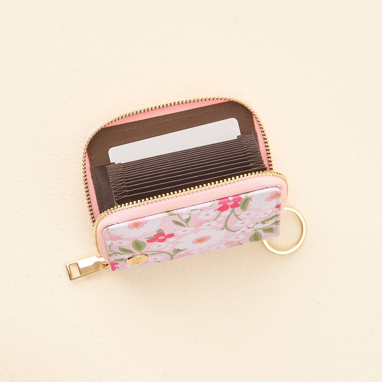 Zip Around Wallet-Floral Haven Pink