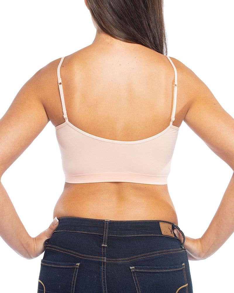 Seamless Bra Cami (Junior/Womens) With Removable Pads