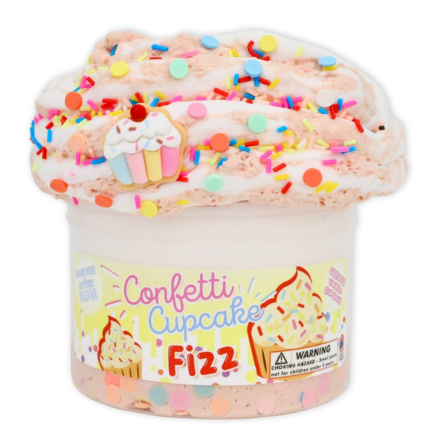 Confetti Cupcake Fizz Textured Slime
