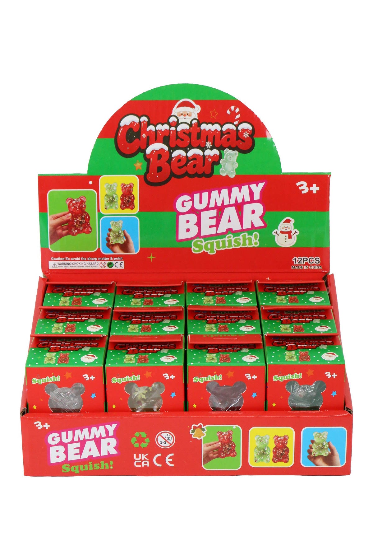 Christmas Gummy Bear Squishy