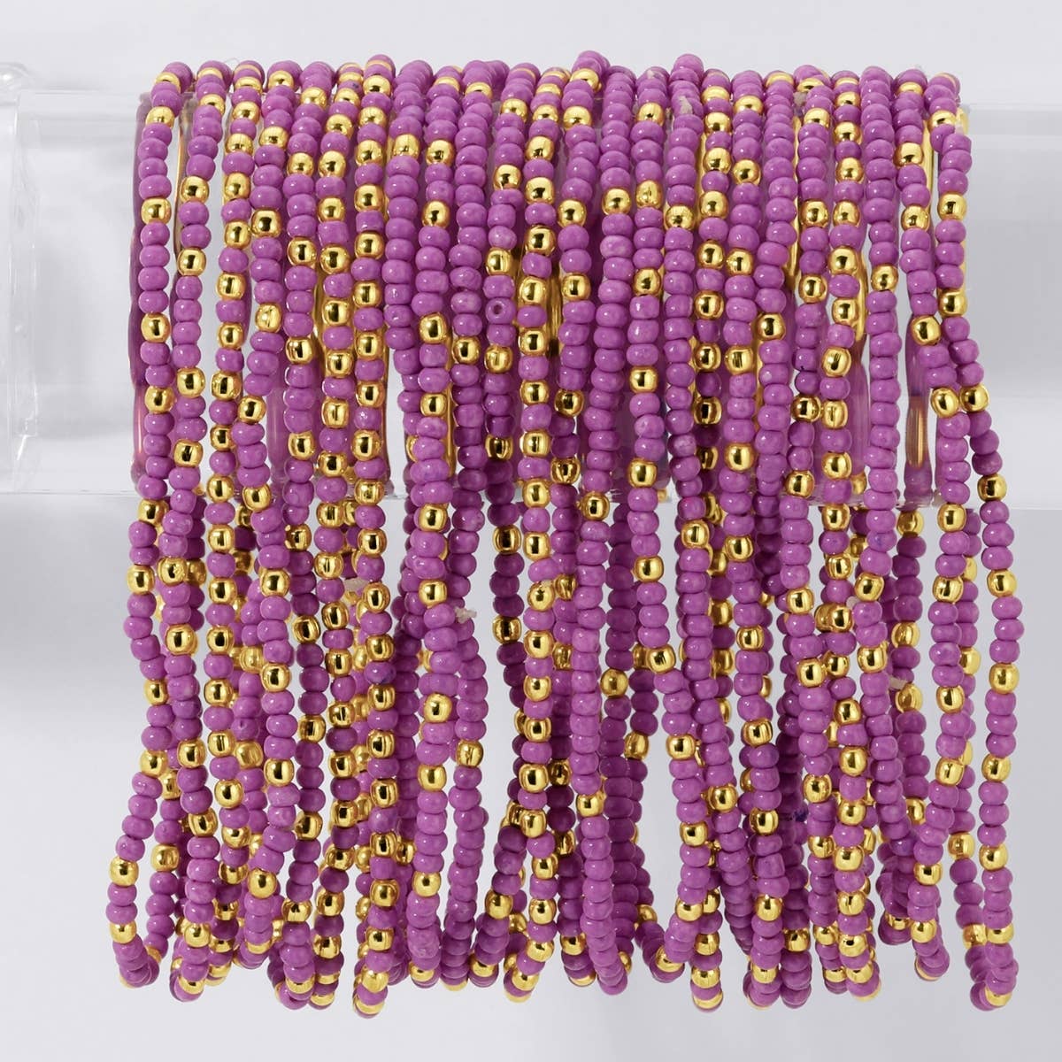 Solid Seed Bead Bracelets