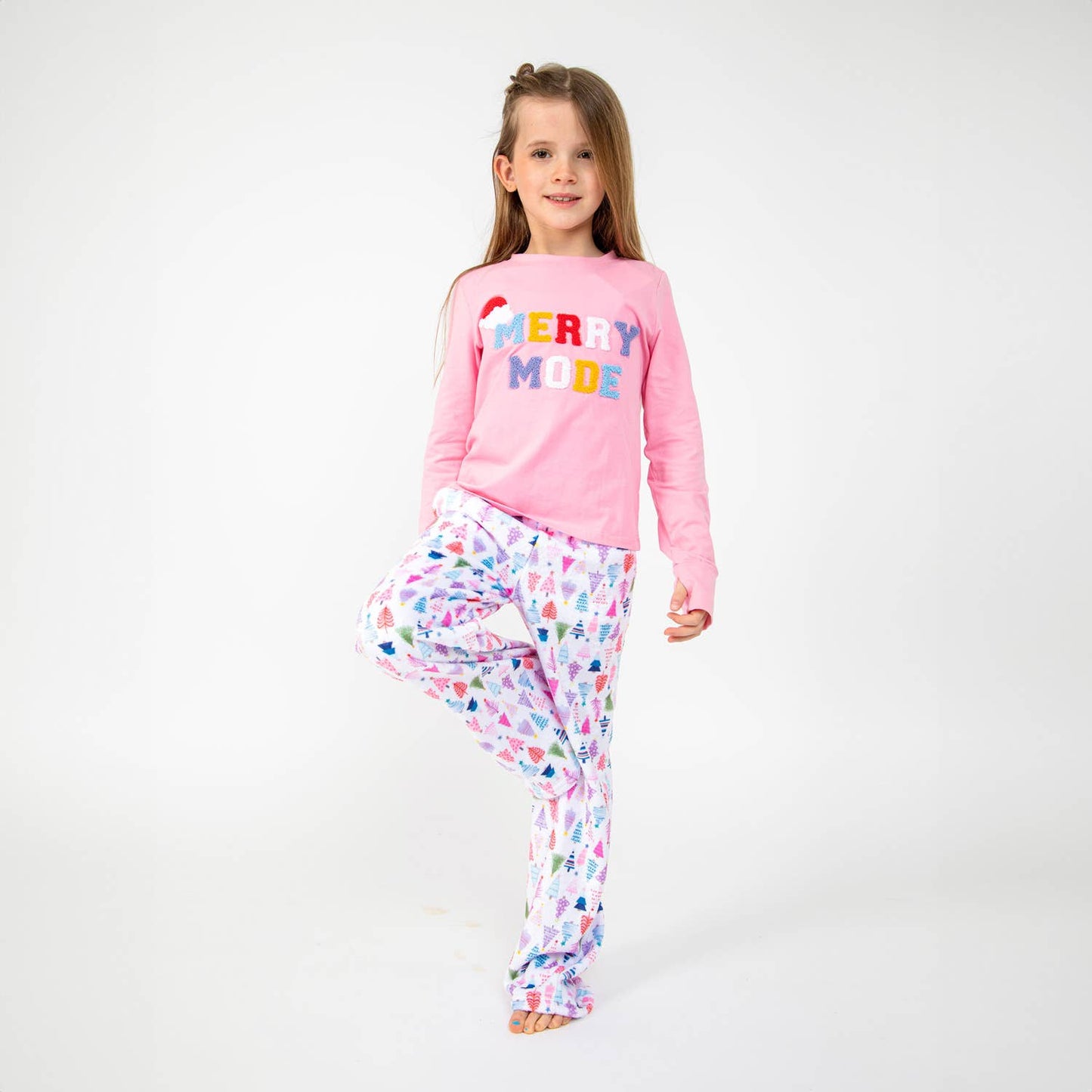 Girls Plush Loungewear Pant Christmas