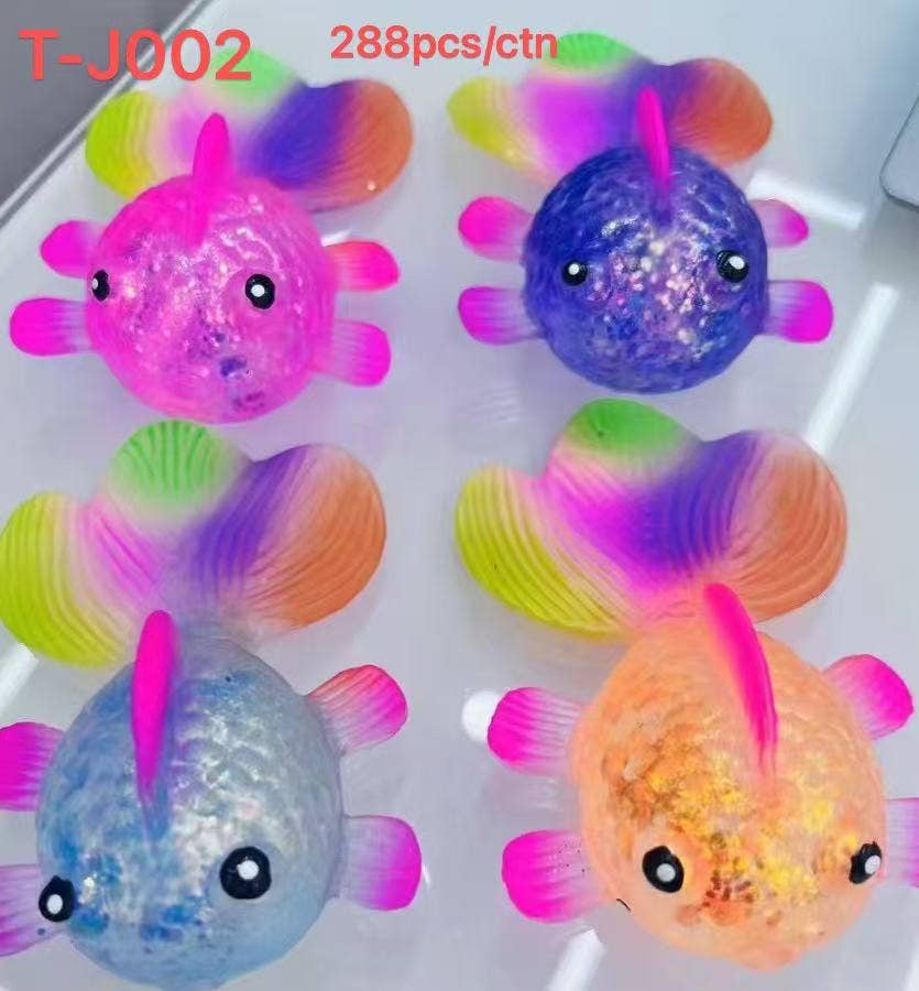 Glitter Goldfish Squishy